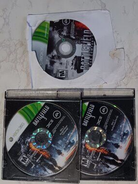 Battlefield Lot Bad Company 2 + Battlefield 3 Tested Xbox 360 Video Game